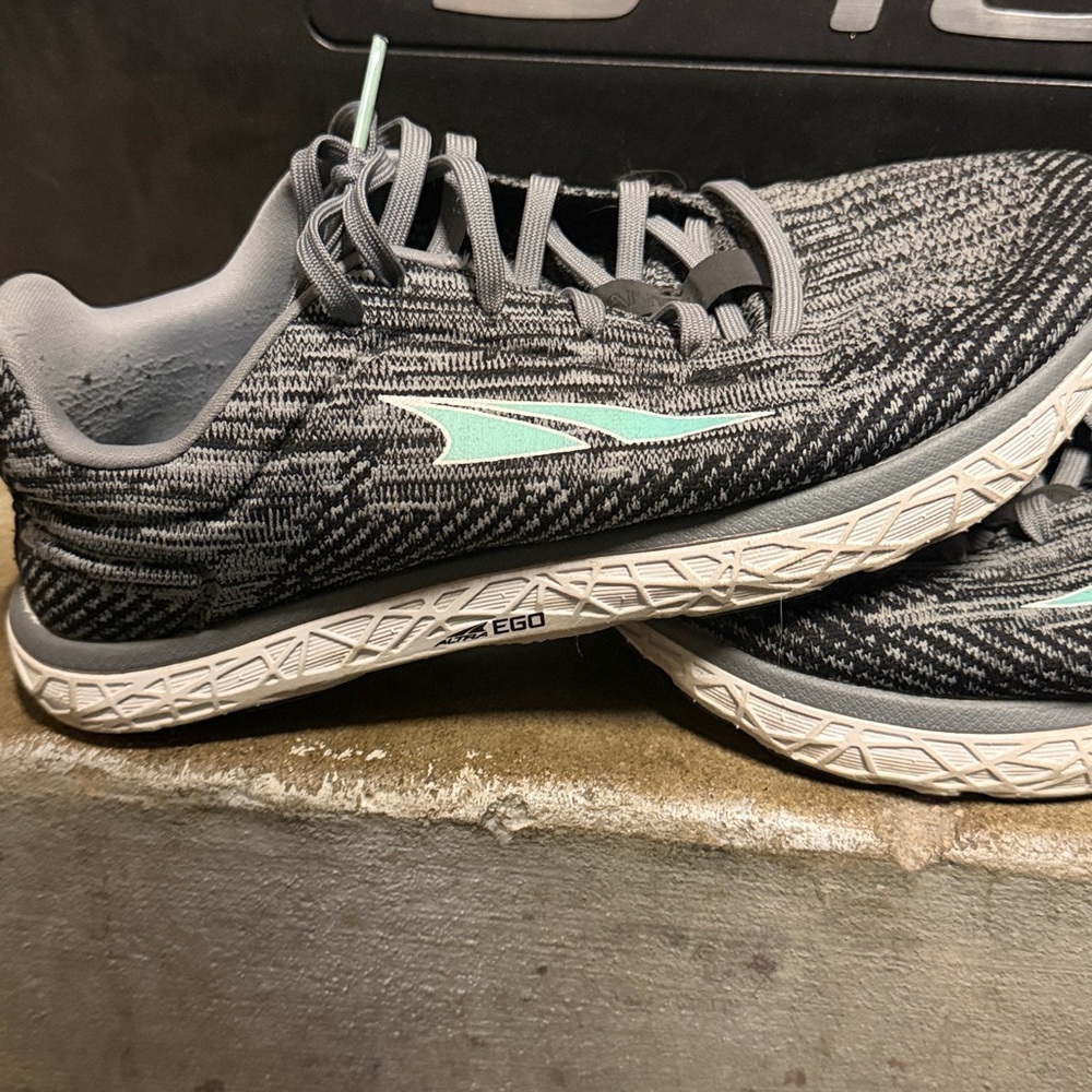 Women’s Gray and Green Altra Running Shoes